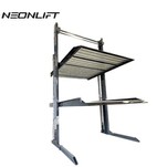 Hydraulický dvousloupový parkovací výtah pro 3 auta